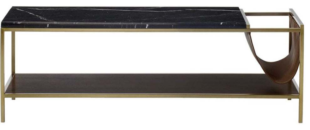 Sonder Living Chester Rectangle Coffee Table with Magazine Rack