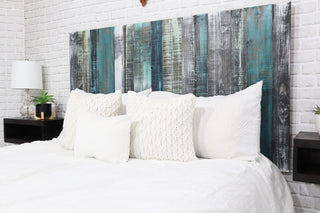 Handcrafted Headboard, Hanger Style, Industrial Mix, King