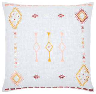Surya Zina Pale Blue Pillow Shell With Down Insert 18"H X 18"W