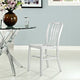 Modern Contemporary Kitchen Dining Side Chair Silver