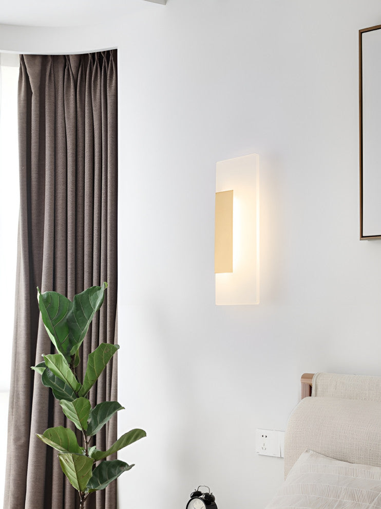 Modern LED Wall Lamp Ultra Thin for Living Room, Bedroom, B, Cool Light
