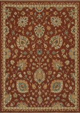 Hand-Dyed Hand-knotted 100% Wool Reversible Soumak Area Rug, Rust, 12'x17'6"