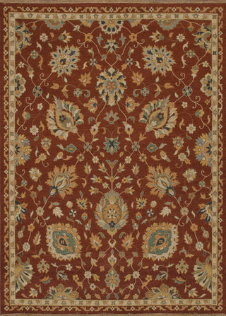 Hand-Dyed Hand-knotted 100% Wool Reversible Soumak Area Rug, Rust, 12'x17'6"