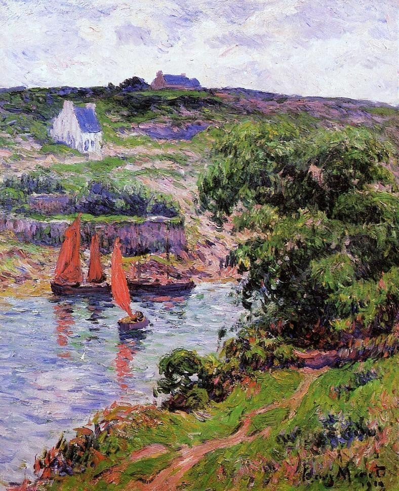 Henri Moret Dolain Finistere Wall Decal