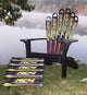 Plastic Fischer Adirondack Skichair and Ottoman