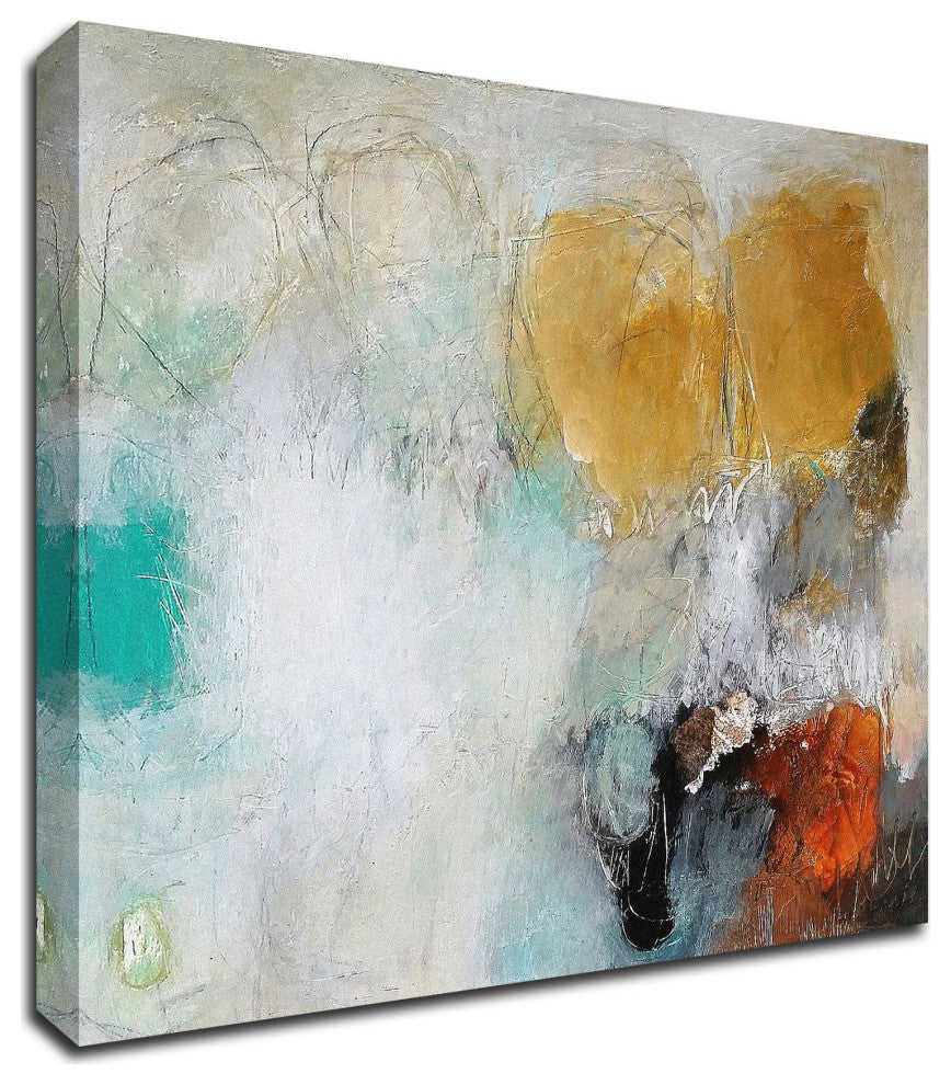 "Fears Burn Down" by Nicole Hoeft, Print on Canvas, 18"x18"