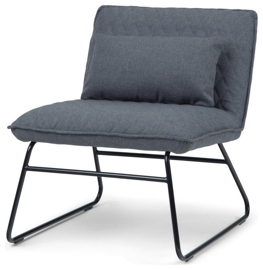 Burke Accent chair with Lumbar Pillow