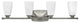 Hinkley Darby Four Light Vanity, Brushed Nickel