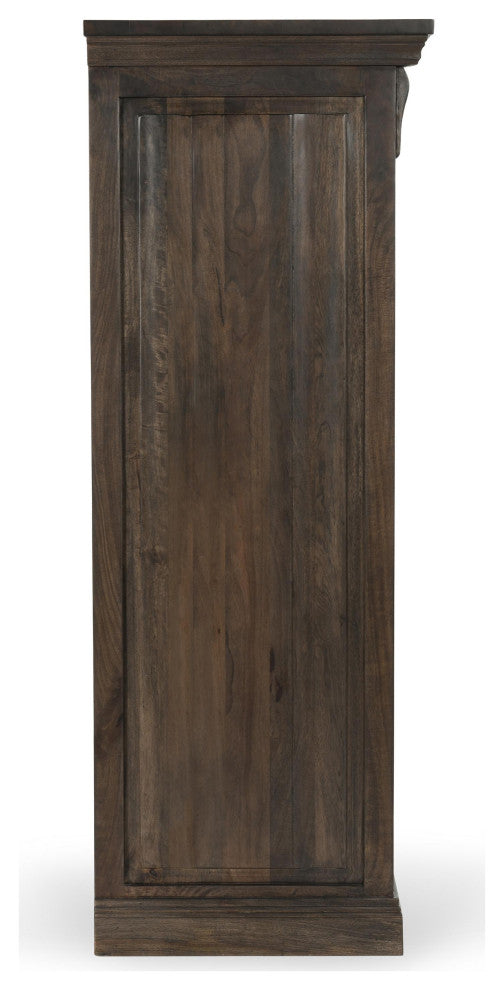Kosas Home Adelaide Six-Drawer Mango Wood Chest Dresser, Cocoa Brown