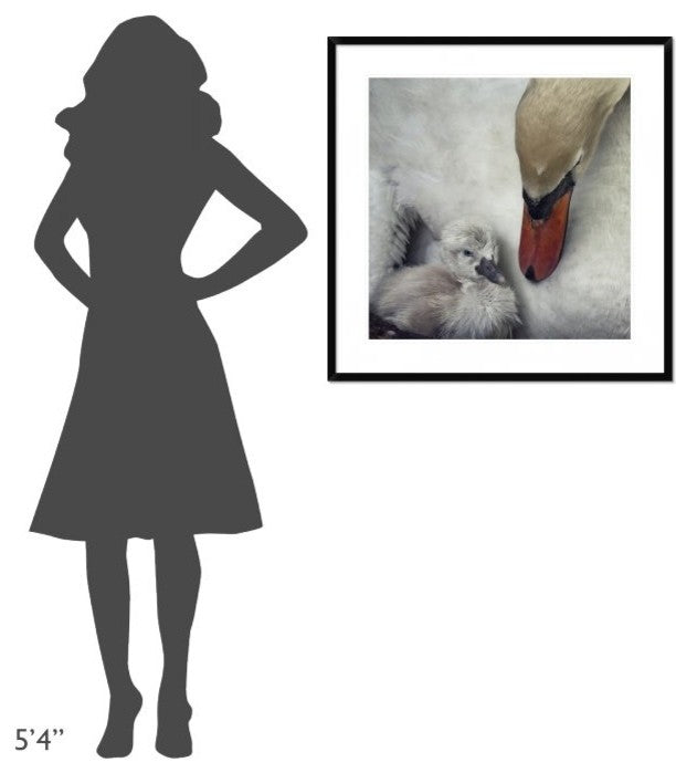 "Close To You" Framed Digital Print by Piet Flour, 32"x32"