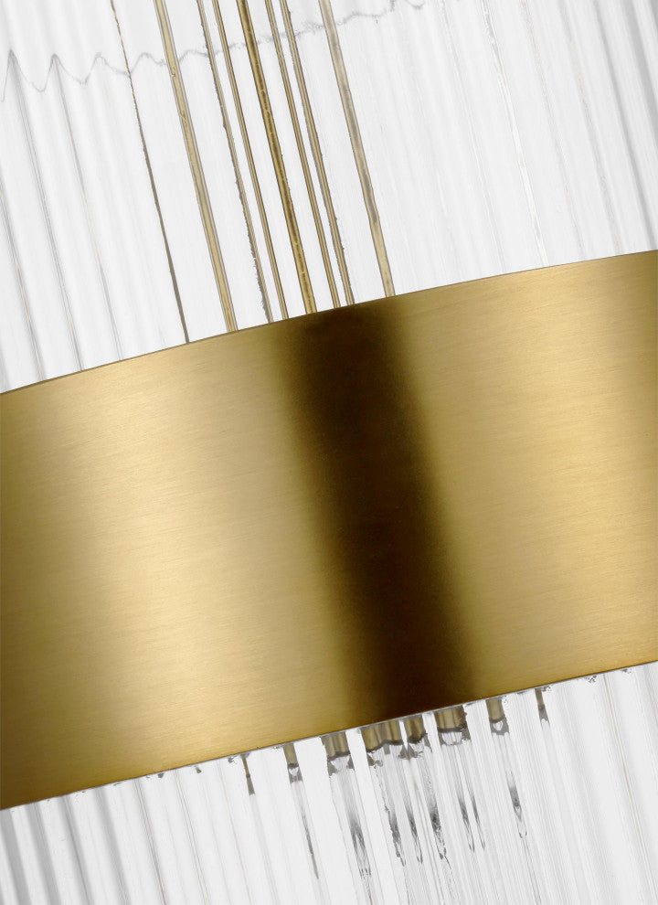 Generation Lighting, CP1171BBS, Large Pendant, Burnished Brass