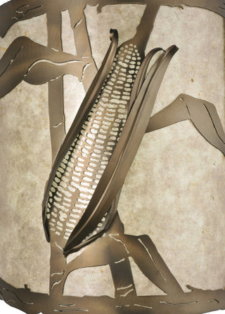17 Wide Corn LED Wall Sconce
