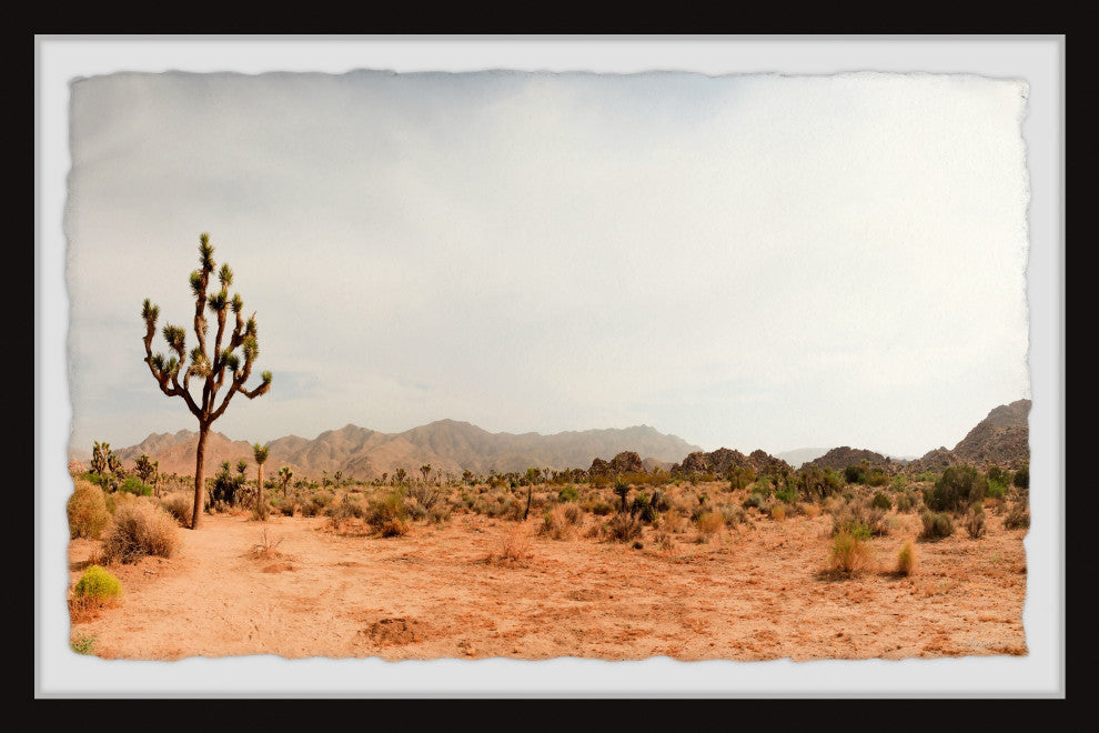 "Into the Desert I Go" Framed Painting Print, 18x12