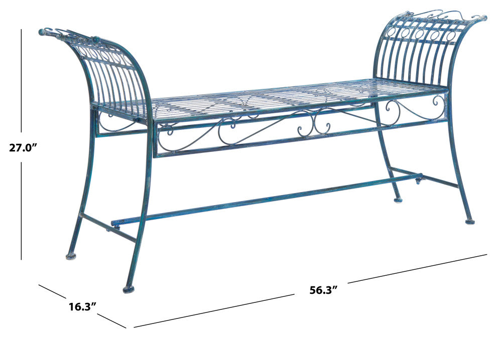 Safavieh Hadley Indoor-Outdoor Bench