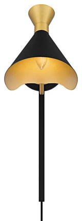 Quoizel ADN8706 Arden 8" Tall Wall Sconce - Matte Black