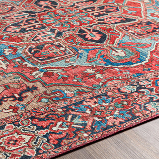 Iris IRS-2310 Traditional Red/Blue 3'6"x5'6" Area Rug