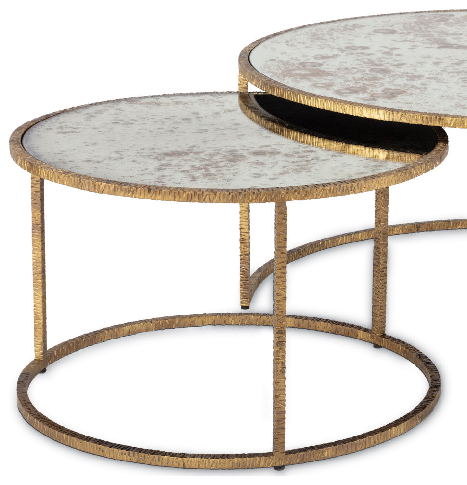 Regina Andrew Anastasia 2-Piece Cocktail Table Set, Gold