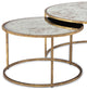 Regina Andrew Anastasia 2-Piece Cocktail Table Set, Gold