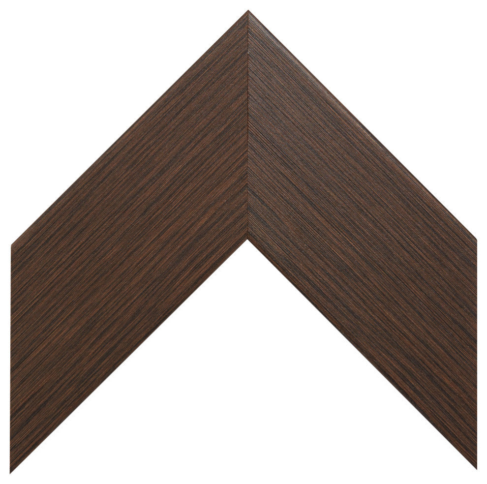 Pendleton Framed Wall Mirror, Espresso Textured, 28" X 36"