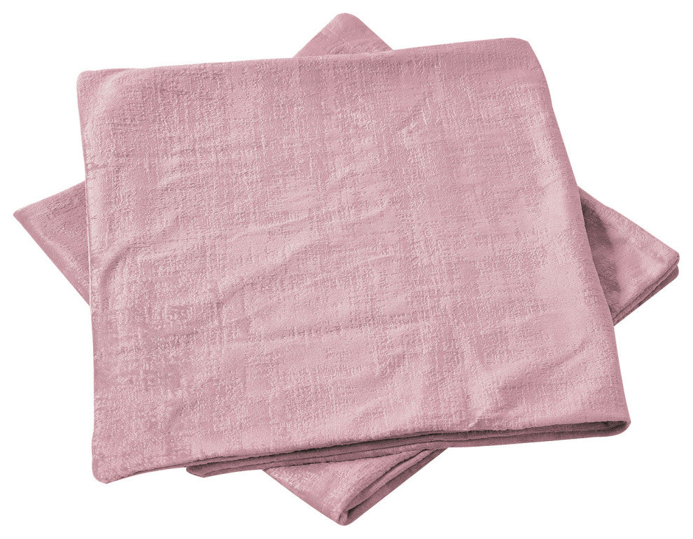 Velvet 2 Piece Lumbar Pillow Cover Set, Softpink, 2 Piece, 14"x26"