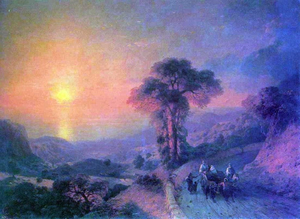 Ivan Constantinovich Aivazovsky View of the Sea Wall Decal