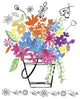 "Floral Magic I" Digital Paper Print by Farida Zaman, 24"x30"