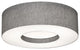 Montclair LED Ceiling Fixture, Grey, 15", Semi-Flush