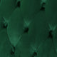 GDF Studio Leah Traditional Tufted High Winged Back New Velvet Loveseat, Emerald