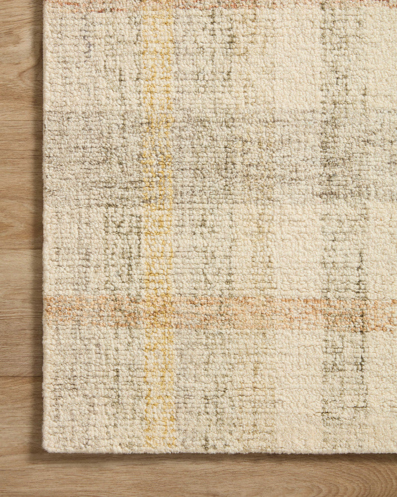 Chris Loves Julia x Loloi Chris Natural / Multi 7'-9" x 7'-9" Square Area Rug