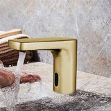 Fontana Commercial Brushed Gold Touchless Automatic Sensor Faucet