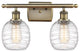 Innovations 516-2W-AB-G1013 2-Light Bath Vanity Light, Antique Brass
