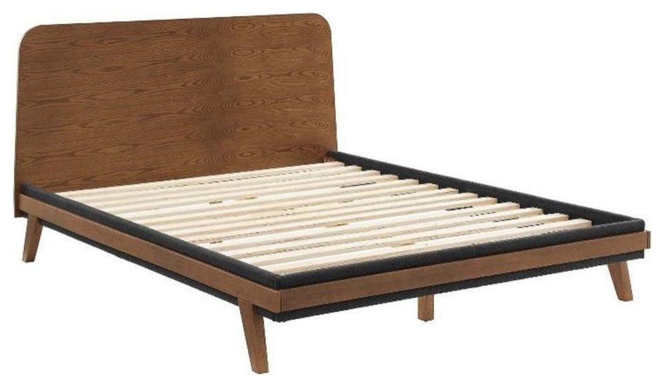 Dylan Queen Platform Bed, Walnut