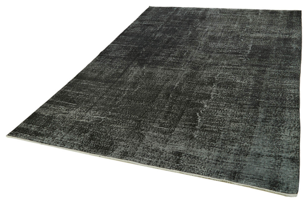 Rug N Carpet - Handwoven Turkish 6' 9'' x 9' 10'' Distressed Overdyed Rug