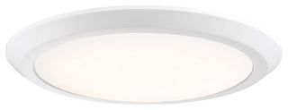 Verge LED Flush Mount, White Lustre