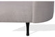 Divani Casa Jamie Glam Light Blue Fabric Two Seater Chaise