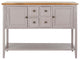 Safavieh Charlotte Storage Sideboard, Quartz Gray/Oak