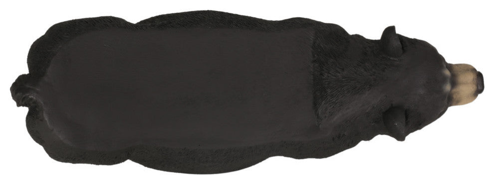 Romer Outdoor Bear Garden Bench, Matte Black