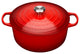 Le Creuset Signature Cast Iron Round Casserole, 20 cm, Cerise