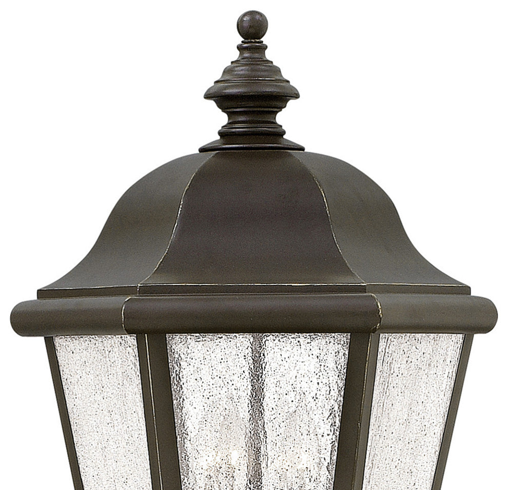 Hinkley Edgewater Large Post Top Or Pier Mount Lantern, Oil Rubbed Bronze