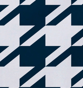 Houndstooth Geometric Print Placement, Deep Sea, Set of 4