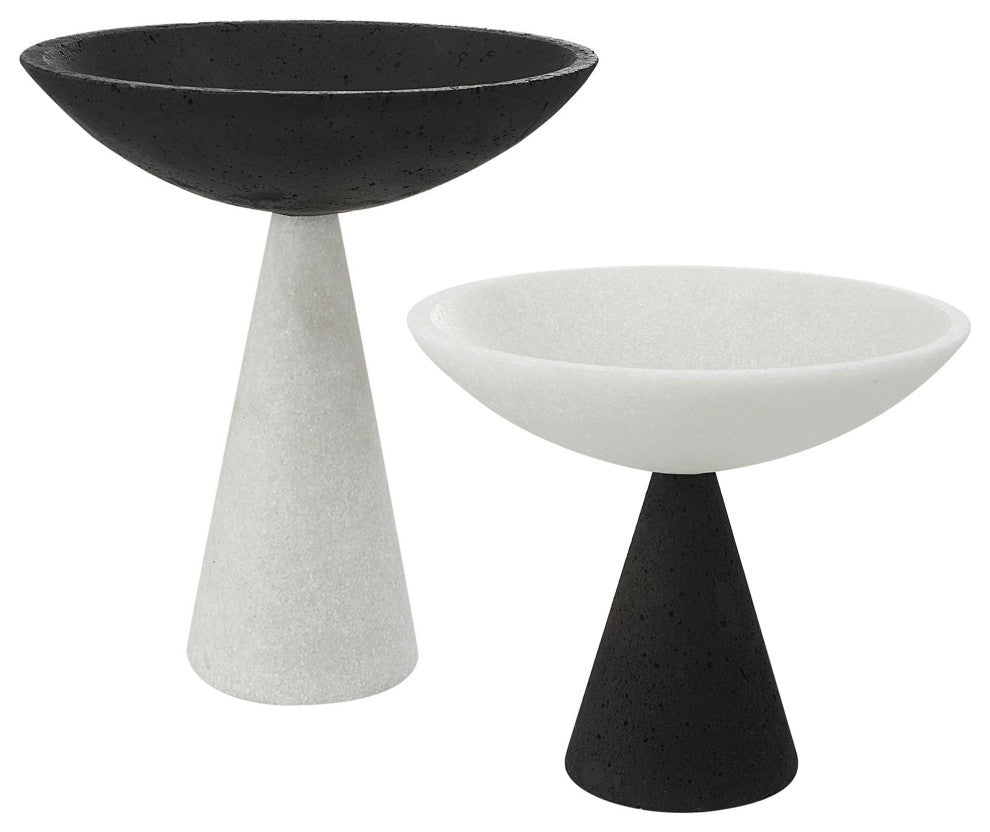 Uttermost Antithesis Marble Bowls, Set of 2