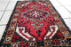 Handmade Vintage Persian Hamadan Mat 1.3'x1.9', 40cmx60cm, 1970s