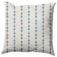Jodhpur Stripe Decorative Throw Pillow, Dark Cobalt Blue, 26"x26"