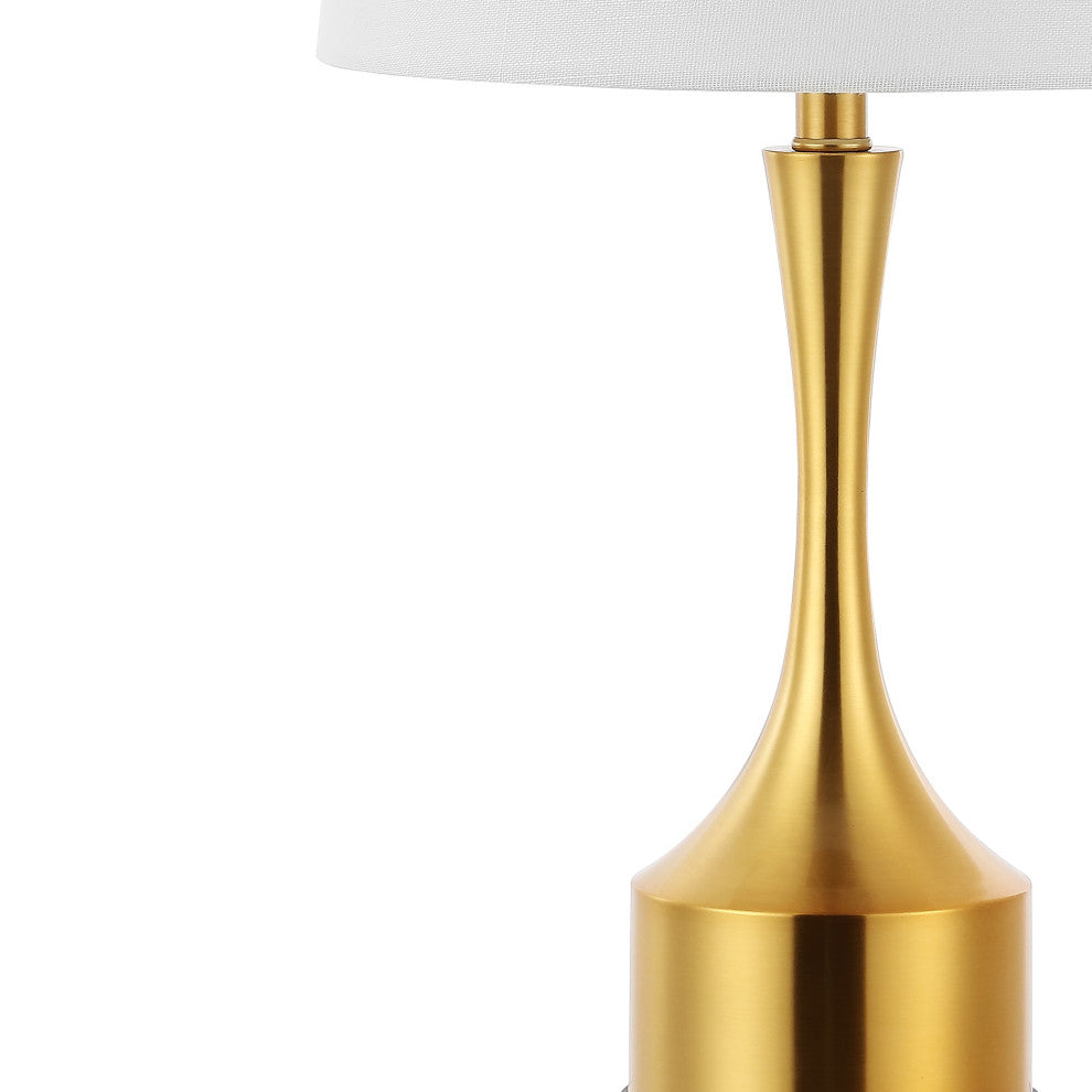 Cooper 26" French Country Iron Table Lamp, USB Charging, Set of 2, Gold
