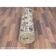 Hand Knotted Taupe Afghan Special Kazak Pure Wool XL Runner Rug 2'10" x 19'4"