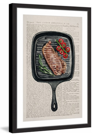 "Sizzling" Framed Painting Print, 24"x36"