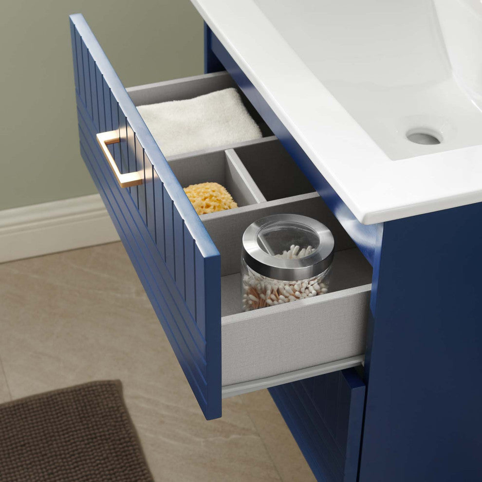 Daybreak 24" Bathroom Vanity, Blue White