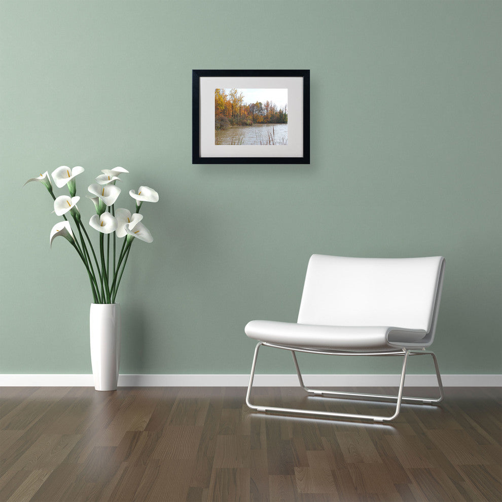 'Just a Wonder' Matted Framed Canvas Art by Monica Fleet