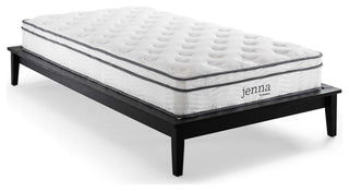Jenna 8" Full Innerspring Mattress-White