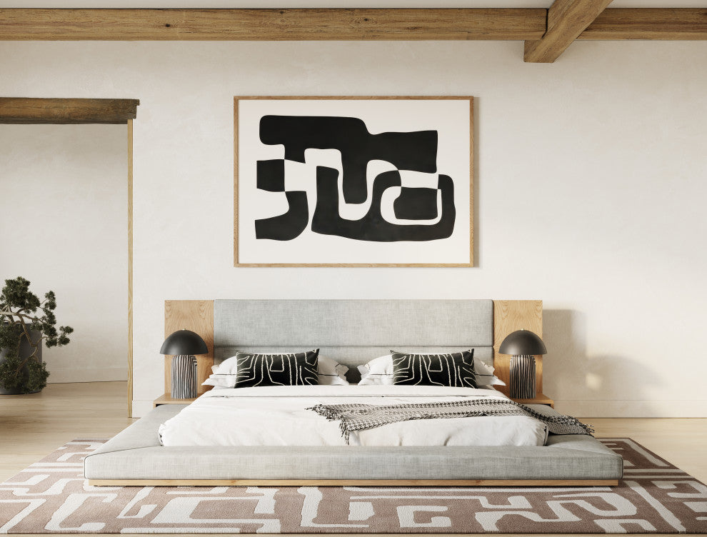 Nova Domus Jagger Modern Natural Oak Bed, California King
